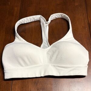 Lululemon Athletica White Sports Bra